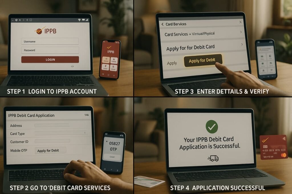 IPPB Debit Card Online Apply Kaise Kare