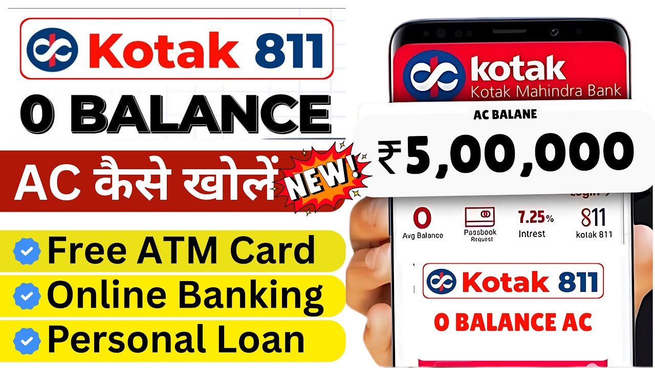 Kotak Mahindra Zero Balance Account Online